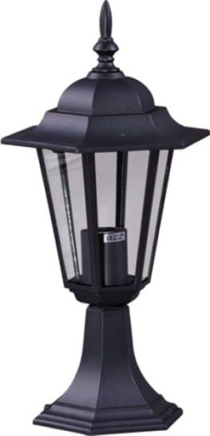 Lampa Ogrodowa Stojąca Czarna Metal Kaja Standard K-5009S Czarny