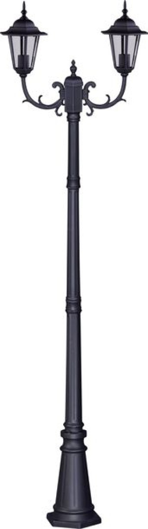 Lampa Ogrodowa Czarna Latarnia Uliczna Kaja Lozana K-7064A2/2 Czarny