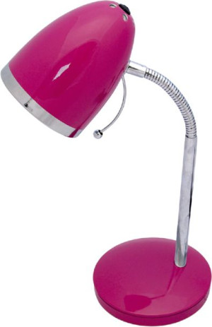 Lampa Biurkowa Elastyczna Chrom Różowa Kaja Kajtek K-Mt-200 Różowy