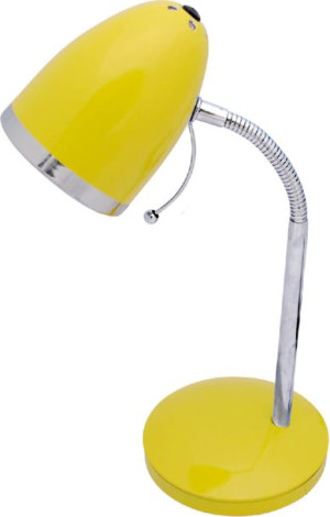 Lampa Biurkowa Elastyczna Chrom Żółta Kaja Kajtek K-Mt-200 Żółty