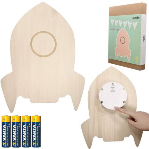 Lampka nocna LED dotykowa timer REER +baterie AA