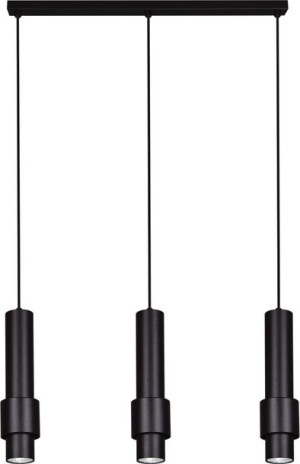Lampa Wisząca Nowoczesna Czarne Tuby Led Kaja Roto Lamk4545