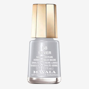 Mavala Nail Polish 38 Silver 5ml