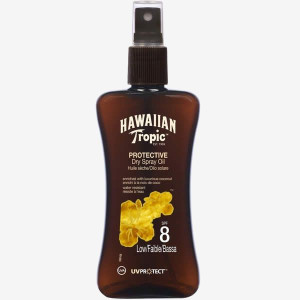 Hawaiian Tropic Ochronny suchy olejek w sprayu Spf8 Low 200ml