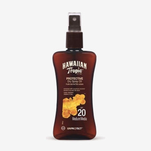Hawaiian Tropic Ochronny suchy olejek w sprayu Spf20 Medium 200ml