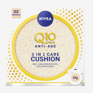 Nivea Q10+ Cushion 3 In 1 Care 02 Medium 15g