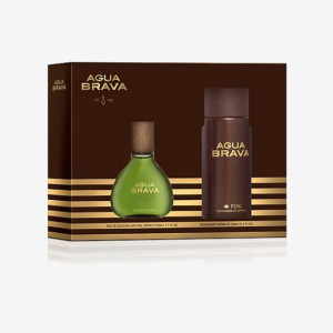 Puig Agua Brava Eau De Cologne Spray 100ml Zestaw 2 części