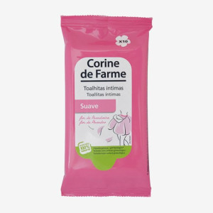 Corine de Farme Suave Chusteczki do higieny intymnej 10 sztuk