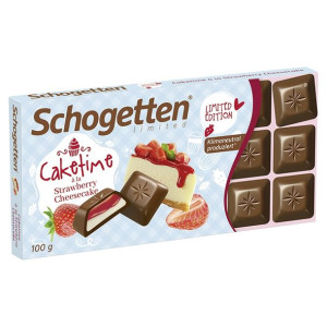 Schogetten CZEKOLADA o Smaku SERNIKA Z TRUSKAWKAMI