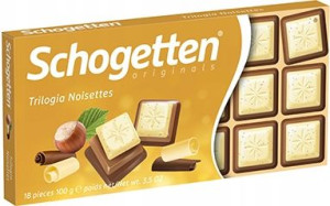 Schogetten CZEKOLADA Biała TRILOGIA 100g