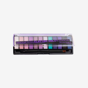 Rimmel, Magnif'Eyes, paleta cieni do powiek 008 Electric Violet, 14 g