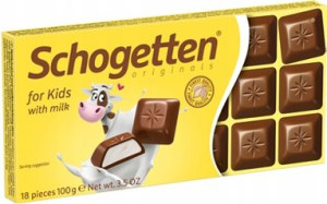 Schogetten CZEKOLADA DLA DZIECI z Nadzieniem 100g