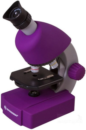 Mikroskop Bresser Junior 40x-640x, purpurowy