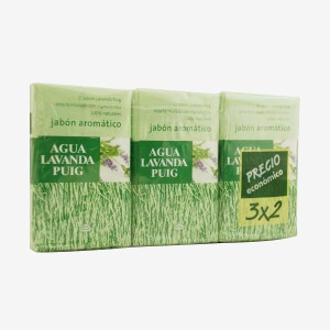 Zestaw aromatycznego mydła do toalety Agua Lavanda Puig