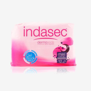 Indasec Dermoseda Good Night Kompres na nietrzymanie moczu Maxi 12 sztuk