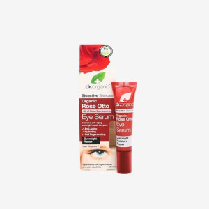 Dr.Organic Rose Otto, serum pod oczy z organicznym olejkiem różanym, 15 ml