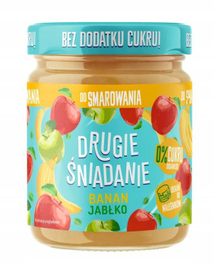 DRUGIE ŚNIADANIE Dawtona Jabłko Banan Mus 270g
