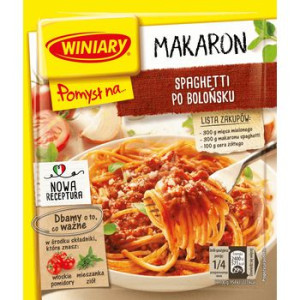 Pakiet 11szt Winiary Pomysł Na... Makaron Spaghetti Po Bolońsku 44g