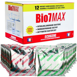 Bio7 Max 2kg bakterie do przydomowej oczyszczalni szamba