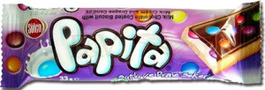 Pakiet 13szt. Solen Papita baton mleczny z drażami 33g