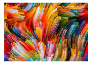 Fototapeta - Tęczowe fale - 300X210