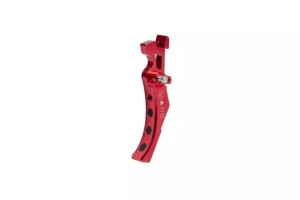 Język spustowy CNC Aluminum Advanced Trigger (Style D) - czerwony