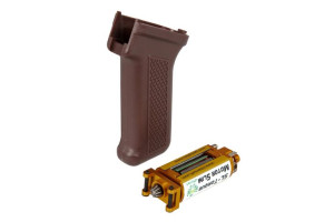 Chwyt pistoletowy Slim + silnik SL-Torque do replik typu AK - Dark Red