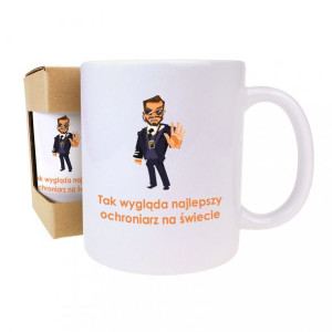 Prezent na urodziny Kubek dla ochroniarza stróża