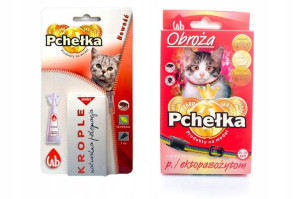 Zestaw Na Pchły Kleszcze Obroża I Krople Dla Kota