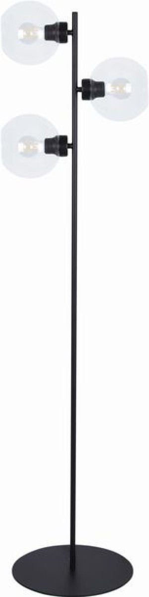 Lampa Podłogowa Nowoczesna Czarna E27 Kaja Lambert K-4859
