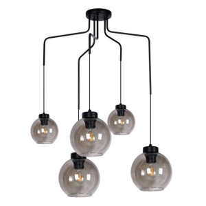 Lampa Wisząca Szklane Kule Regulowane Kaja Horik  Lamk-4875