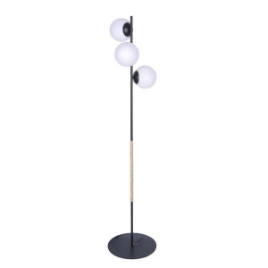 Lampa Podłogowa Nowoczesna Białe Kule Kaja Tambo K-4956