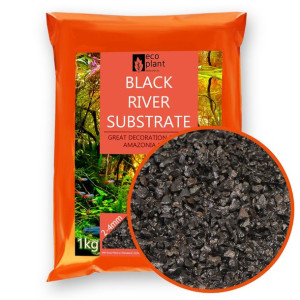 Eco Plant Black River 1kg - Żwirek Czarny 2-5mm