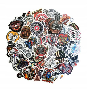 Mix Harley Naklejki Wodoodporne Zestaw 100 Szt