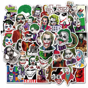 Joker Mix Naklejki Wodoodporne Sticker Bomb 50 Szt