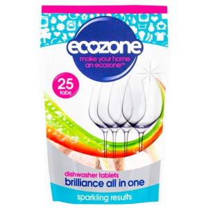 ECOZONE Ekologiczne Tabletki do Zmywarki 5w1 25 szt.