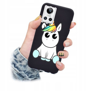 Etui case Black Mat modne wzory do Realme GT Neo 3