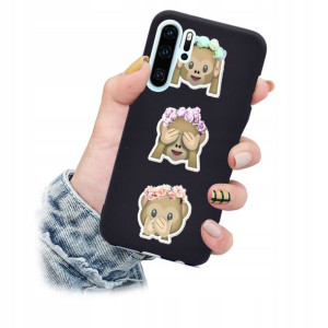 Etui case Black Matt modne wzory do Huawei P30 Pro