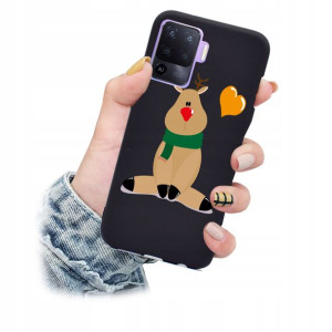 Etui świąteczne prezent wzory do Oppo Reno 5 Lite