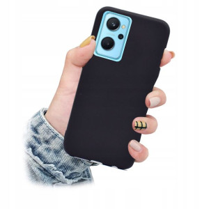 Etui Matowe Matt Black case czarny do Realme 9i
