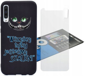 Etui matt case do Samsung A70 WZORY GRAFIKI SZKŁO