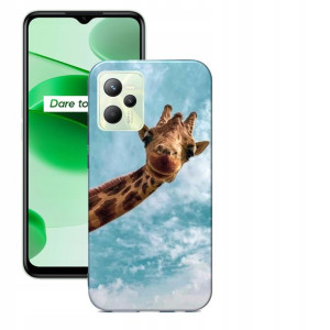 Etui matt case Black do Realme C35 Modne Wzory