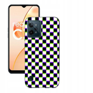 Etui matt case Black do Realme C31 Modne Wzory
