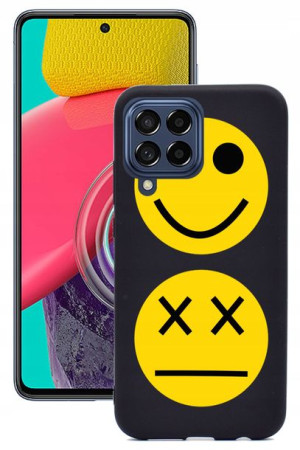 Etui matowe Case do Samsung M53 5G modne WZORY