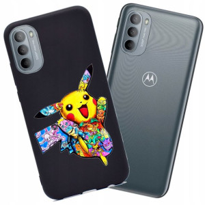 Etui Matowe Mat Case do Motorola Moto G52 wzory