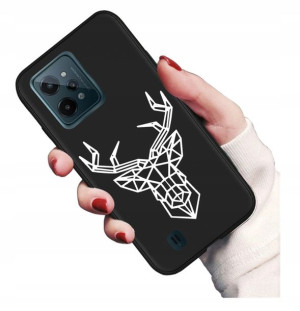 Etui matowe Guma Plecki do Realme C31 nadruk Wzory
