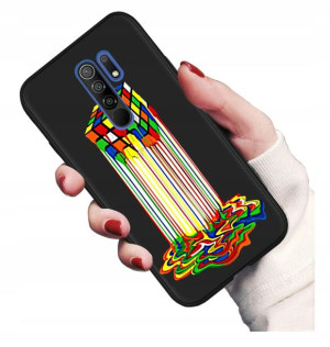 Etui matowe guma plecki do Xiaomi Redmi 9 Wzory