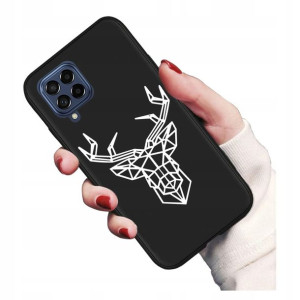 Etui matowe Guma plecki do Samsung M53 5G Wzory