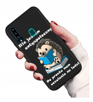 Etui matowe Guma Plecki do Samsung A20s Wzory