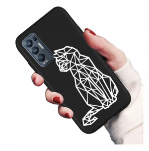 Etui matowe Guma Plecki do Oppo Reno 5 Pro + Wzory